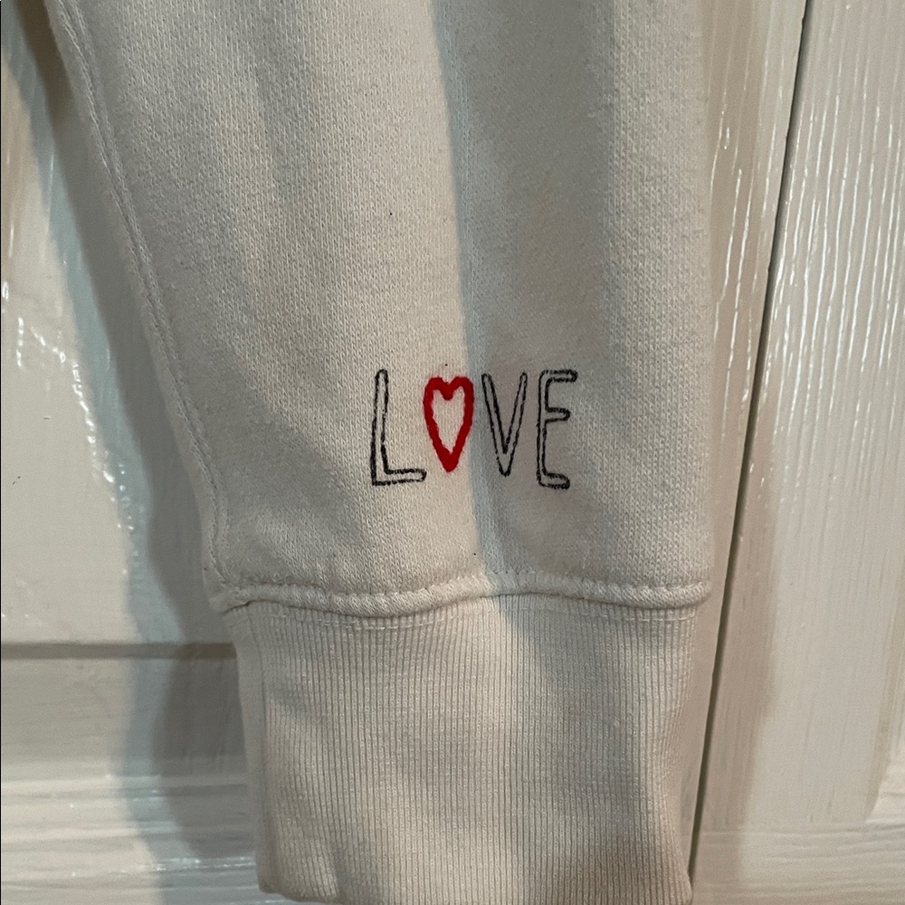 Polo by Ralph Lauren Cream Hoodie Large 10/12 Girls Sweatshirt - Picture 4 of 6